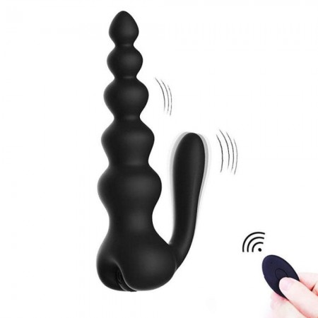 Wireless Remote Control 10-frequency Vibration Anal Plug Prostate Massager For Male & Female